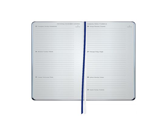Еженедельник Axent датированный 2026 Partner City Soft 125х195, синий (8521-26-02-A), изображение 5