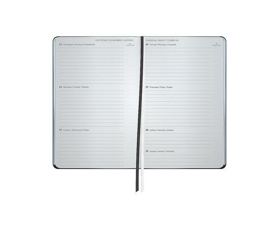 Тижневик Axent датований 2026 Partner City Soft 125х195, чорний (8521-26-01-A), зображення 5 Тижневик Axent датований 2026 Partner City Soft 125х195, чорний (8521-26-01-A), зображення 5