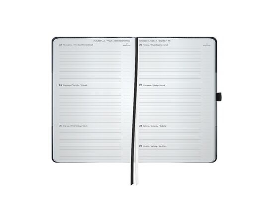Тижневик Axent датований 2026 Partner Lines 125х195, чорний (8515-26-01-A), зображення 5 Тижневик Axent датований 2026 Partner Lines 125х195, чорний (8515-26-01-A), зображення 5