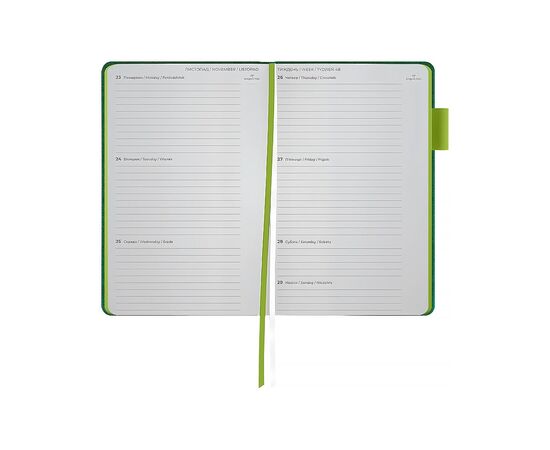 Еженедельник Axent датированный 2026 Partner Soft Muse 125х195, зеленый (8527-26-2-A), изображение 5