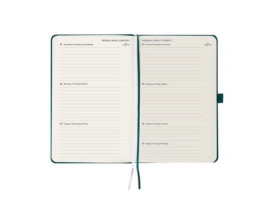 Еженедельник Axent датированный 2026 Partner Strong 125х195, лазурный (8505-26-63-A), изображение 3