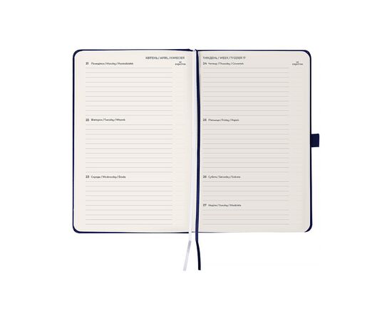 Еженедельник Axent датированный 2026 Partner Strong 125х195, синий (8505-26-02-A), изображение 5