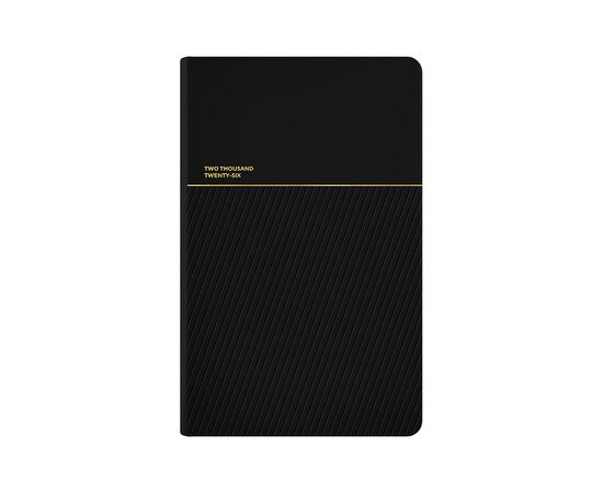 Еженедельник Axent датированный 2026 Partner Traces 125х195, черный (8526-26-1-A), изображение 2