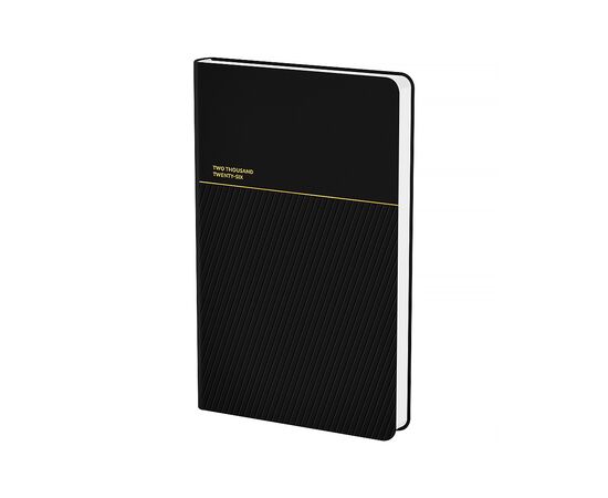 Еженедельник Axent датированный 2026 Partner Traces 125х195, черный (8526-26-1-A)