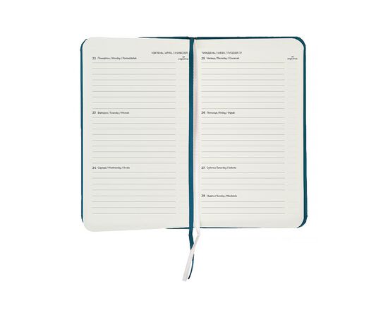 Еженедельник Axent датированный 2026 Pocket Strong 90х150, малахитовый (8508-26-31-A), изображение 5