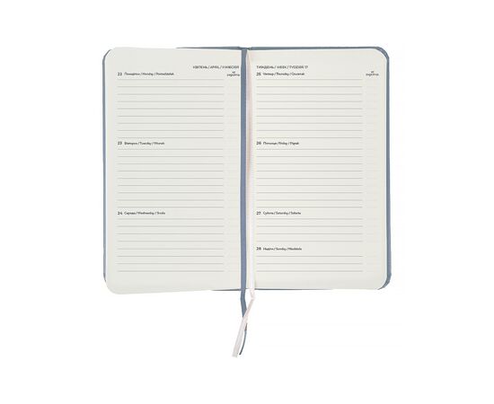 Еженедельник Axent датированный 2026 Pocket Strong 90х150, серый (8508-26-62-A), изображение 5