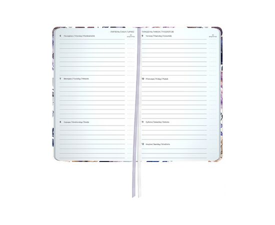 Еженедельник Axent датированный 2026 Pocket 90х150, Violet Whispers (8525-26-4-A), изображение 3
