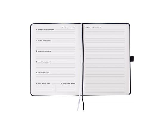 Еженедельник Axent датированный 2026 Prime Strong 145х210, черный (8507-26-01-A), изображение 5
