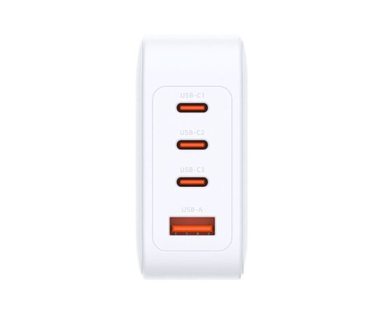 Зарядное устройство D-Link 3xUSB-C + 1xUSB-A 100W GaN white (DCP-101), изображение 2 Зарядное устройство D-Link 3xUSB-C + 1xUSB-A 100W GaN white (DCP-101), изображение 2
