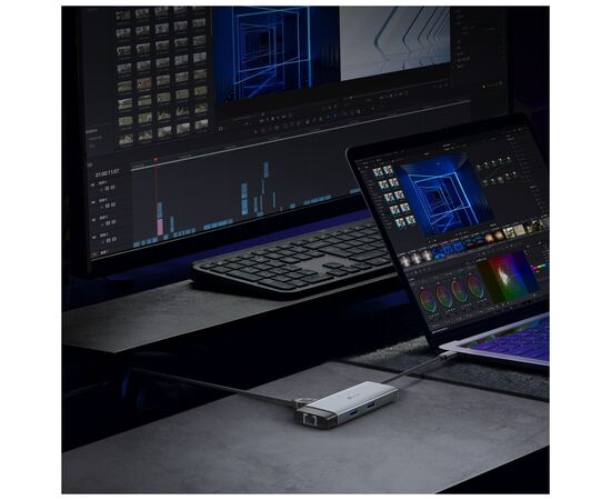 Концентратор TP-Link USB 3.0 6-in-1 2xUSB 3.0 + 1xUSB-C + 1xHDMI + 1xRJ45 + PD 100W (UH6120C), изображение 12 Концентратор TP-Link USB 3.0 6-in-1 2xUSB 3.0 + 1xUSB-C + 1xHDMI + 1xRJ45 + PD 100W (UH6120C), изображение 12