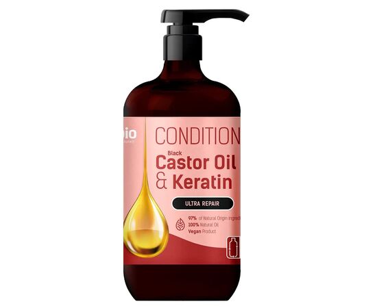 Кондиционер для волос Bio Naturell Black Castor Oil & Keratin Conditioner 946 мл (4820168434020) Кондиционер для волос Bio Naturell Black Castor Oil & Keratin Conditioner 946 мл (4820168434020)