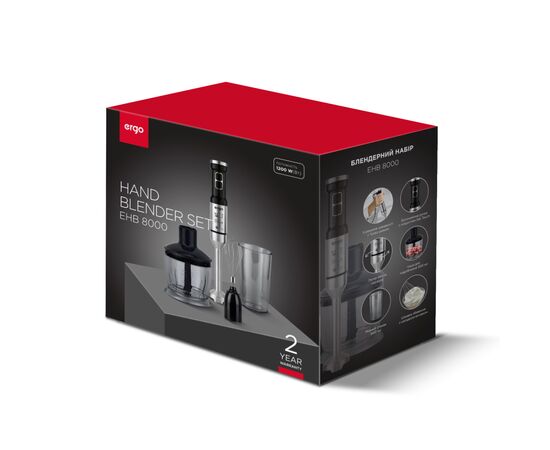 Блендер Ergo EHB 8000, изображение 2 Блендер Ergo EHB 8000, изображение 2