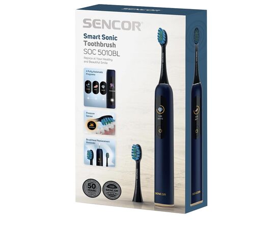 Электрическая зубная щетка Sencor SOC 5010BL, изображение 9 Электрическая зубная щетка Sencor SOC 5010BL, изображение 9
