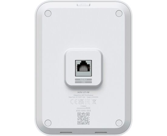 Точка доступа Wi-Fi Ubiquiti UniFi 7 In-Wall (U7-IW), изображение 5 Точка доступа Wi-Fi Ubiquiti UniFi 7 In-Wall (U7-IW), изображение 5
