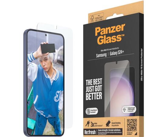 Стекло защитное PANZERGLASS Samsung Galaxy S24 Plus Ultra-Wide Fit wA (PG_7351) Стекло защитное PANZERGLASS Samsung Galaxy S24 Plus Ultra-Wide Fit wA (PG_7351)