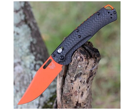 Нож Benchmade Taggedout Orange Carbon Fiber (15535OR-01), изображение 12 Нож Benchmade Taggedout Orange Carbon Fiber (15535OR-01), изображение 12