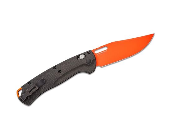 Нож Benchmade Taggedout Orange Carbon Fiber (15535OR-01), изображение 2 Нож Benchmade Taggedout Orange Carbon Fiber (15535OR-01), изображение 2