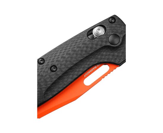 Нож Benchmade Taggedout Orange Carbon Fiber (15535OR-01), изображение 3 Нож Benchmade Taggedout Orange Carbon Fiber (15535OR-01), изображение 3
