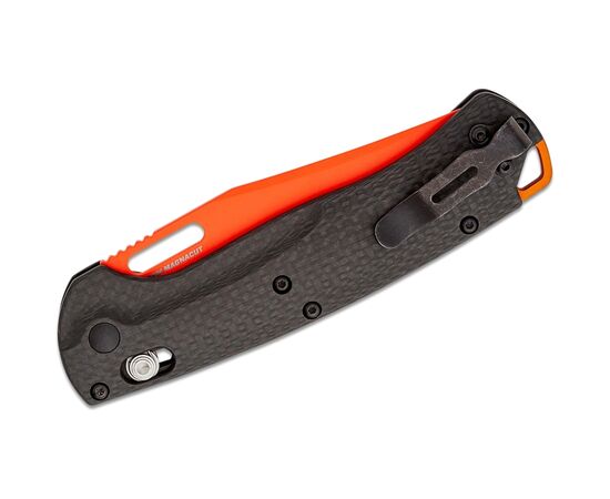 Нож Benchmade Taggedout Orange Carbon Fiber (15535OR-01), изображение 5 Нож Benchmade Taggedout Orange Carbon Fiber (15535OR-01), изображение 5