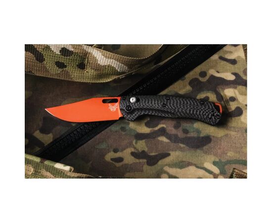 Нож Benchmade Taggedout Orange Carbon Fiber (15535OR-01), изображение 7 Нож Benchmade Taggedout Orange Carbon Fiber (15535OR-01), изображение 7