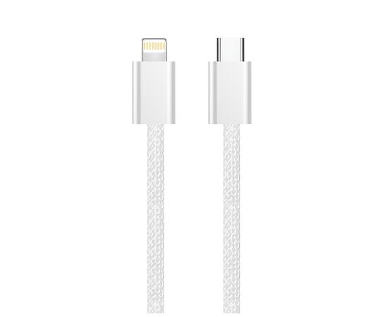 Дата кабель USB-C to Lightning 2.0m PD 27W braided gray ColorWay (CW-CBPDCL068-GR), зображення 3 Дата кабель USB-C to Lightning 2.0m PD 27W braided gray ColorWay (CW-CBPDCL068-GR), зображення 3