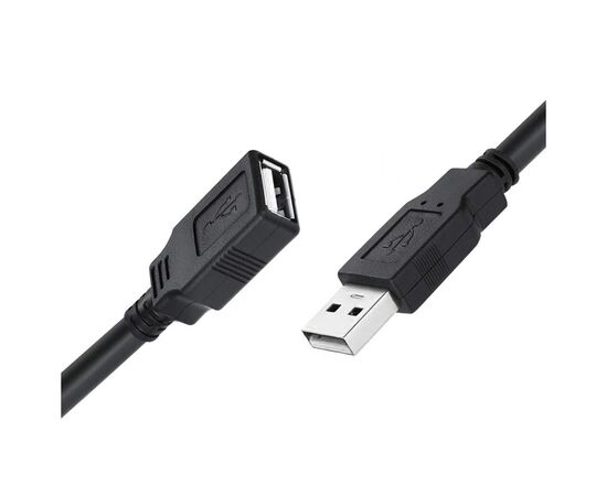 Дата кабель USB 2.0 AM/AF 1.8m black ColorWay (CW-CBUF076-BK), изображение 3 Дата кабель USB 2.0 AM/AF 1.8m black ColorWay (CW-CBUF076-BK), изображение 3