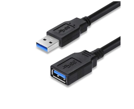 Дата кабель USB 3.0 AM/AF 1.8m black ColorWay (CW-CBUF075-BK), изображение 3 Дата кабель USB 3.0 AM/AF 1.8m black ColorWay (CW-CBUF075-BK), изображение 3