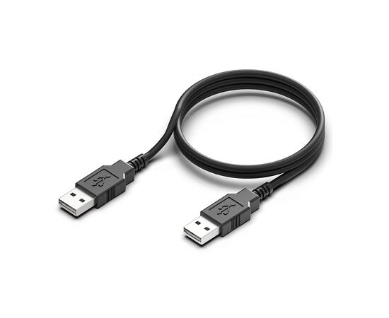Дата кабель USB 2.0 AM/AM 1.0m black ColorWay (CW-CBUU071-BK), изображение 3 Дата кабель USB 2.0 AM/AM 1.0m black ColorWay (CW-CBUU071-BK), изображение 3