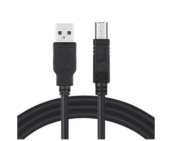 Кабель для принтера USB 2.0 AM/BM 2.0m black ColorWay (CW-CBUB072-BK), изображение 4 Кабель для принтера USB 2.0 AM/BM 2.0m black ColorWay (CW-CBUB072-BK), изображение 4
