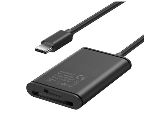 Считыватель флеш-карт ColorWay USB-C to USB 3.0/SD/MicroSD (CW-CR-02), изображение 3 Считыватель флеш-карт ColorWay USB-C to USB 3.0/SD/MicroSD (CW-CR-02), изображение 3