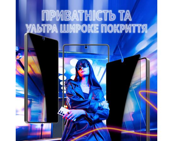 Стекло защитное PANZERGLASS Privacy Samsung Galaxy S25 Ultra Ultra-Wide Fit (PG_SARPUWFG38488), изображение 2 Стекло защитное PANZERGLASS Privacy Samsung Galaxy S25 Ultra Ultra-Wide Fit (PG_SARPUWFG38488), изображение 2