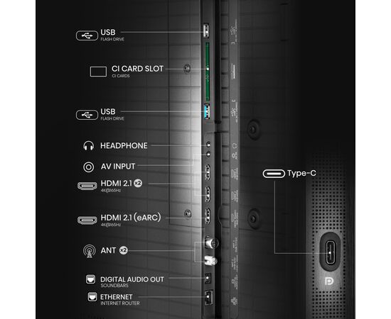 Телевизор Hisense 75U8Q, изображение 7 Телевизор Hisense 75U8Q, изображение 7