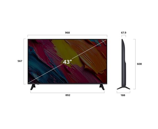 Телевизор LG 43QNED70A6A, изображение 4
