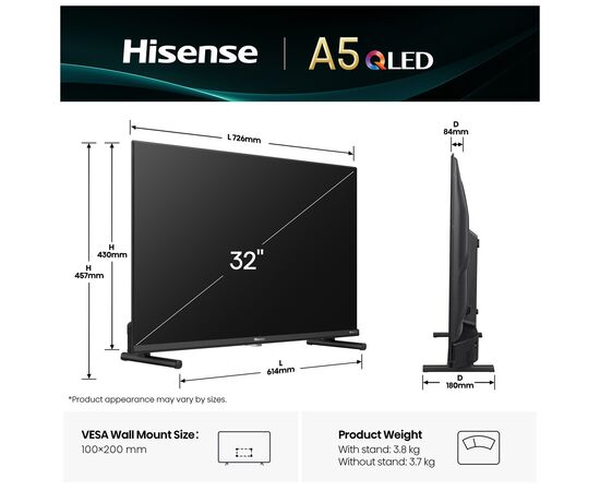 Телевизор Hisense 32A5Q, изображение 2 Телевизор Hisense 32A5Q, изображение 2