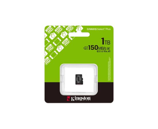 Карта памяти Kingston 1TB microSDXC class 10 UHS-I U3 V30 A1 Canvas Select Plus (SDCS3/1TBSP), изображение 3 Карта памяти Kingston 1TB microSDXC class 10 UHS-I U3 V30 A1 Canvas Select Plus (SDCS3/1TBSP), изображение 3