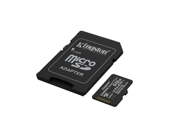 Карта памяти Kingston 512GB microSDXC class 10 UHS-I U3 V30 A1 Canvas Select Plus (SDCS3/512GB), изображение 2 Карта памяти Kingston 512GB microSDXC class 10 UHS-I U3 V30 A1 Canvas Select Plus (SDCS3/512GB), изображение 2