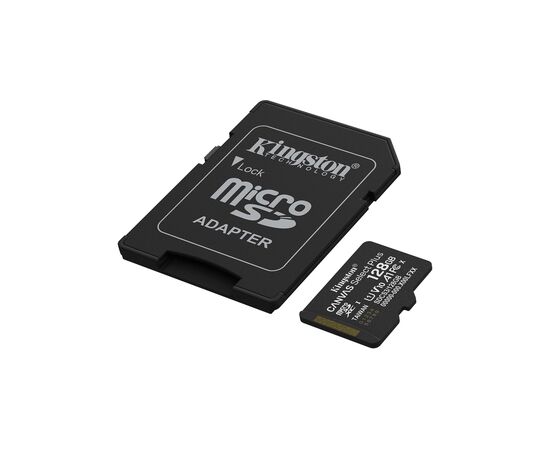 Карта памяти Kingston 128GB microSDXC class 10 UHS-I U3 V30 A1 Canvas Select Plus (SDCS3/128GB), изображение 2 Карта памяти Kingston 128GB microSDXC class 10 UHS-I U3 V30 A1 Canvas Select Plus (SDCS3/128GB), изображение 2