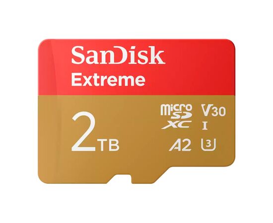 Карта памяти SanDisk 2TB microSDXC class 10 UHS-I U3 V30 A2 Extreme (SDSQXAV-2T00-GN6MA) Карта памяти SanDisk 2TB microSDXC class 10 UHS-I U3 V30 A2 Extreme (SDSQXAV-2T00-GN6MA)