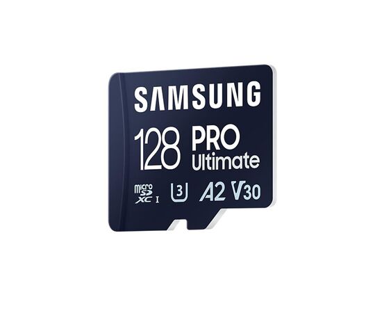Карта памяти Samsung 128GB microSDXC class 10 UHS-I U3 V30 A2 Pro Ultimate (MB-MY128SB/WW), изображение 2 Карта памяти Samsung 128GB microSDXC class 10 UHS-I U3 V30 A2 Pro Ultimate (MB-MY128SB/WW), изображение 2