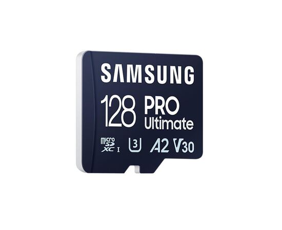 Карта памяти Samsung 128GB microSDXC class 10 UHS-I U3 V30 A2 Pro Ultimate (MB-MY128SB/WW), изображение 3 Карта памяти Samsung 128GB microSDXC class 10 UHS-I U3 V30 A2 Pro Ultimate (MB-MY128SB/WW), изображение 3