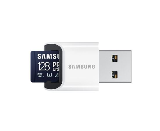 Карта памяти Samsung 128GB microSDXC class 10 UHS-I U3 V30 A2 Pro Ultimate (MB-MY128SB/WW), изображение 4 Карта памяти Samsung 128GB microSDXC class 10 UHS-I U3 V30 A2 Pro Ultimate (MB-MY128SB/WW), изображение 4