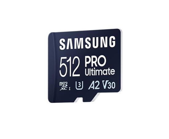 Карта памяти Samsung 512GB microSDXC class 10 UHS-I U3 V30 A2 Pro Ultimate (MB-MY512SB/WW), изображение 2 Карта памяти Samsung 512GB microSDXC class 10 UHS-I U3 V30 A2 Pro Ultimate (MB-MY512SB/WW), изображение 2