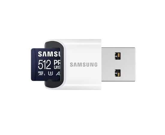 Карта памяти Samsung 512GB microSDXC class 10 UHS-I U3 V30 A2 Pro Ultimate (MB-MY512SB/WW), изображение 4 Карта памяти Samsung 512GB microSDXC class 10 UHS-I U3 V30 A2 Pro Ultimate (MB-MY512SB/WW), изображение 4