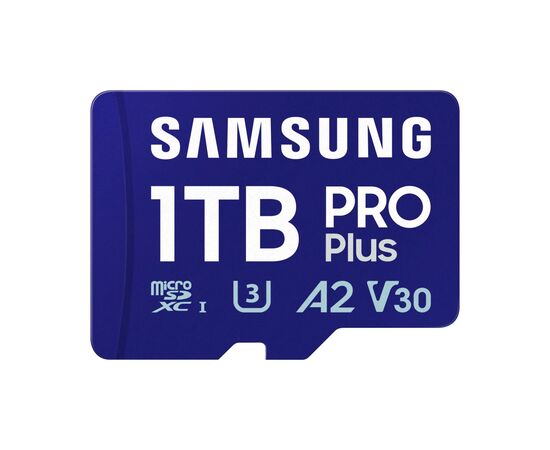 Карта памяти Samsung 1TB microSDXC class 10 UHS-I U3 V30 A2 Pro Plus (MB-MD1T0SA/EU), изображение 2