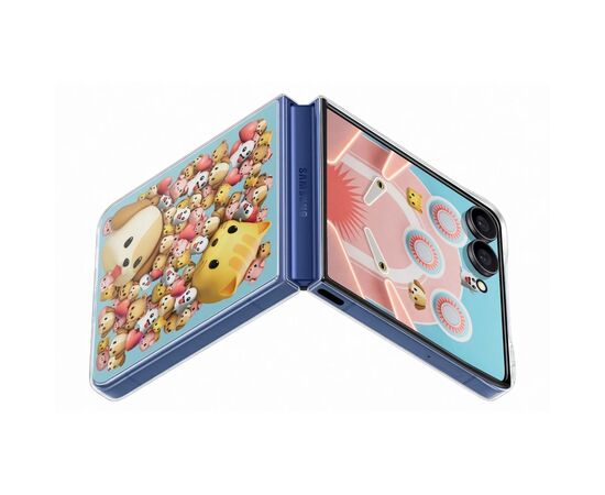 Чехол для мобильного телефона Samsung Flipsuit Galaxy Flip 7 Transparent (EF-ZF766CTEGUA), изображение 2 Чехол для мобильного телефона Samsung Flipsuit Galaxy Flip 7 Transparent (EF-ZF766CTEGUA), изображение 2