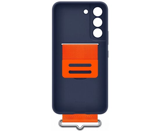 Чехол для мобильного телефона Samsung Silicone with Strap Galaxy S22 Plus Navy (EF-GS906TNEGRU), изображение 2
