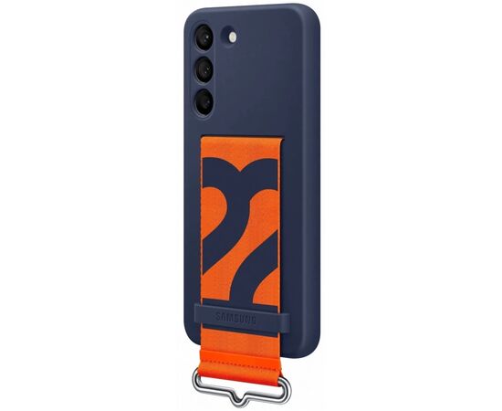 Чехол для мобильного телефона Samsung Silicone with Strap Galaxy S22 Plus Navy (EF-GS906TNEGRU), изображение 3