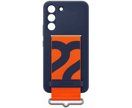 Чехол для мобильного телефона Samsung Silicone with Strap Galaxy S22 Plus Navy (EF-GS906TNEGRU)