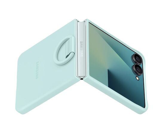Чехол для мобильного телефона Samsung Silicone with Ring Galaxy Flip 7 Black (EF-PF766TMEGUA), изображение 2