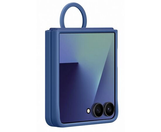 Чехол для мобильного телефона Samsung Silicone with Ring Galaxy Flip 7 Navy (EF-PF766TNEGUA), изображение 4